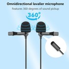 Boya By-m1dm Dual Head Lavalier Microphone 13ft  3 5mm Trrs 
