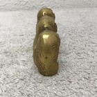 Vtg Solid Brass Four Wise Monkeys Hear Speak See Do No Evil Figurine Paperweight