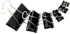 Binder Clips Paper Clamps Assorted Sizes 100 Count  black   X Large  Large  Medi