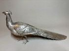 German Hanau Silver Figural Pheasant With Articulated Wings Circa 1900