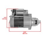 Starter For John Deere X300 X304 X320 X324 X360 X500 X534 X570 X580 X584 X590