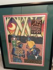 1997 Neville Brothers Jazz Fest Poster - Professionally Matted framed