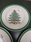Set Of 6 Spode England Christmas Tree S3324 6 5    Bread   Butter Plates Exc