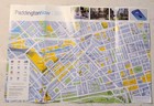 London England Foldable Street subway Paddington Area Map 2024 Used