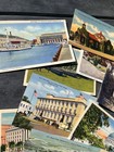 Vintage Post Cards 1940 s 50 s Lot Of 20 Unused Pre War Photos   Linen