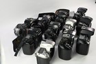 Lot Of Nikon Auto Focus Slr Cameras  Untested For Parts Repair  g595