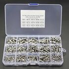 Us 500pcs Stainless Steel Hex Socket Cap Head Bolts Screws Nuts M3 M4 M5 304 Kit
