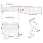 Clear Cam Timing Belt Cover Fit For Toyota Supra Chaser Soarer Cresta 1jz 1jzgte
