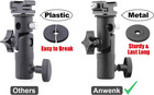 Anwenk Camera Flash Speedlite Mount Swivel Light Stand Bracket With Umbrella Ref
