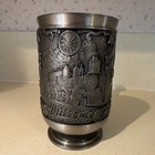 Official National Railroad Museum Pewter Tone Tankard Train Mug  last Spike 
