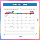 2025-2026 Wall Calendar  15 x12  Spiral Bound  Monthly With Holidays   Notes