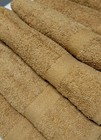 Bath Towels 6 Pack  27x54  Xl  Golden Brown  Cotton Towel Set Bath Beach