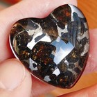 Heart Shape Sericho Pallasite Meteorite From Kenya