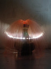 Vintage 1980s Retro Fiber Optic Color Lamp Fiber Optic Light  Ceramic Night Lamp