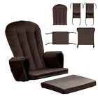 Velvet   Glider Rocking Chair Cushion Recliner Ottoman Replacement Pad Non-slip