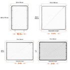 Chain Link Fence Gate 32 x46  72 x70  72 x48  Galvanized Steel Yard Garden Gate