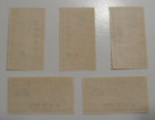 Stampmart  China 1946 Airplane   Great Wall  200 Surchaged 5 Mint Airmail Stamps