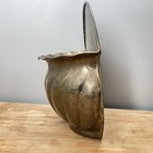 Vintage Brass Wall Pocket Planter
