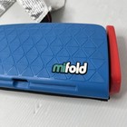 Mifold Grab-and-go Compact Car Booster Portable Seat 40-100 Lbs Blue