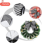 12 Pcs Christmas Bows Decorations Large Christmas Tree Bows Xmas Wreath Ribbons 