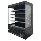 60  Open Air Cooler Black Display Case Grab   Go Merchandiser Night Curtain Nsf