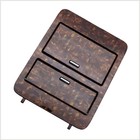 Light Woodgrain Cup Holder Bezel Console Trim For Chevrolet Avalanche 2007-2014