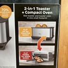 Ninja Foodi Flip 2 In 1 2 Slot Toaster Compact Broil   Rapid Bake Oven St100 New