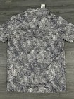 Adidas Men s L Navy Gray Aerial Jacquard Polo Shirt Quick-dry Performance Golf