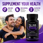  5 Pack  Slimtide Advanced Energy And Fitness Supplement Slim Tide 60 Capsules