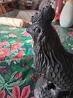 Black Cast Iron Rooster Chicken Door Stop figure-farmhouse ranch Decor