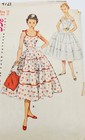 Simplicity Pattern  4721 Teen Dress   Bolero Size 12 Bust 30 Cut Complete 1950s