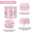 Pink Glitter Satin Ribbon With Printed Just For You-2 Inch X 10 Yards Pink Ri   
