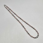 Sterling Silver   Copper Navajo Pearl Melon Bead Necklace Southwest Boho Native