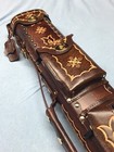 Win Genuine Tooled Leather 3 Butt 5 Shaft 3x5 Cue Case   A Stunner  