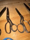 6 Pcs Mixed Lot Of  Vintage Various Types Scissors Shears Fabric Sewing Tools
