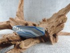 Antique Tibetan Blue Agate Dzi Bead Amulet Energy Buddha Totem Tebit Gzi Beads I