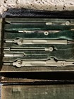 Vintage Antique The Frederick Post Co Chicago Architect Drafting Set Complete 