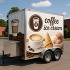 Modern Mobile Kitchens Food Trailer Truck Concession Catering Caravan With Snack