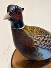 Chris Olson Ducks Unlimited Wood Carving  pheasant 1991 92 Special Edition 