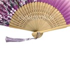 New Hand Fan Chinese Japanese Silk Elegant Modern Folding Fan Flower Butterfly