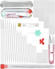 87-piece Beading Needles Set  3 Types  6 Sizes For Jewelry Making   La
