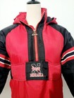 Vintage Nebraska Huskers Pullover Jacket Youth L  14-16  Or Adult S m Quilted 