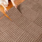 Carpet Tiles Reusable 12 x 12  Soft Padded Floor Tiles For Bedroom Living Room