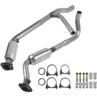 New 2x Left   Right Catalytic Converter For Dodge Ram 1500 04-05 V6 3 7l V8 4 7l