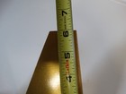 6  Brass  m  Alphabet Letter  With Screws 1 5 Inch Stand Off Studs 10-24 Thread