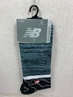 One Pair New Mens New Balance  Lifestyle Crew Socks  Size Large Msrp  13 00