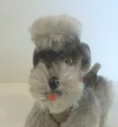Vintage 1950 s Steiff 9  Gray Mohair Poodle