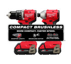 Milwaukee M18 Compact Brushless 2-tool Combo Kit 3692-22ct