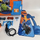 Hot Wheels Carrying Case Slot Car Race Track Set With  2  Controllers  2  Cars