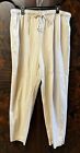 Vtg Carolina Colours Plus Pants Women Sz 22 24 Jersey Knit Beige Elastic